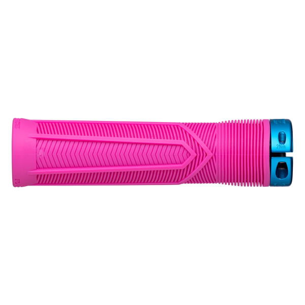 Race Face Chester Grip Lock-on 34mm one size magenta/turquoise Produktbild 1