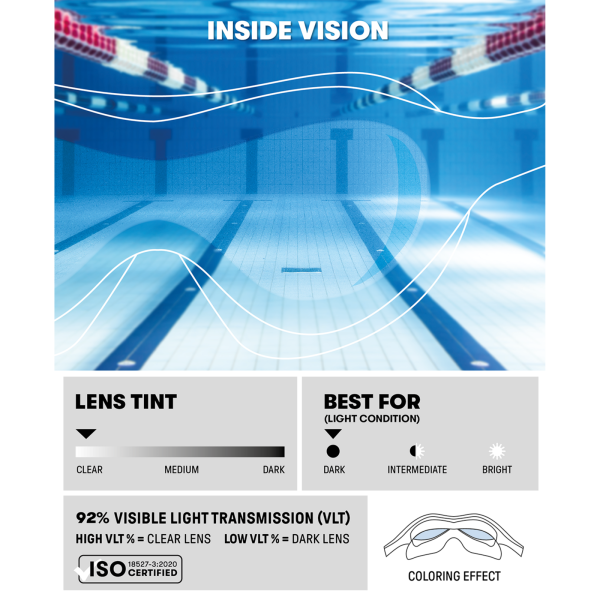 Arena Kids Spider Mask one size clear/yellow/lightblue Unisex Produktbild 2
