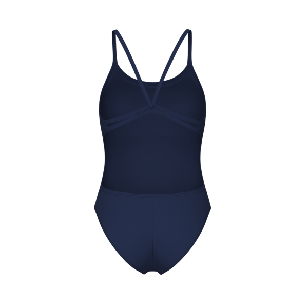 Arena W Swimsuit Lace Back Solid D 30 navy/white Damen Produktbild 1