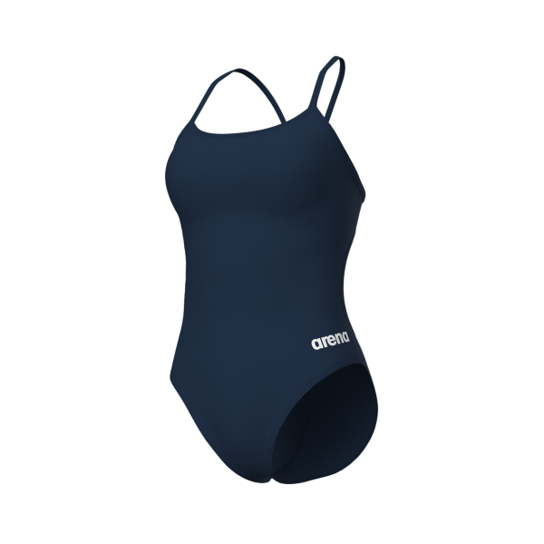 Arena W Swimsuit Lace Back Solid D 40 navy/white Damen