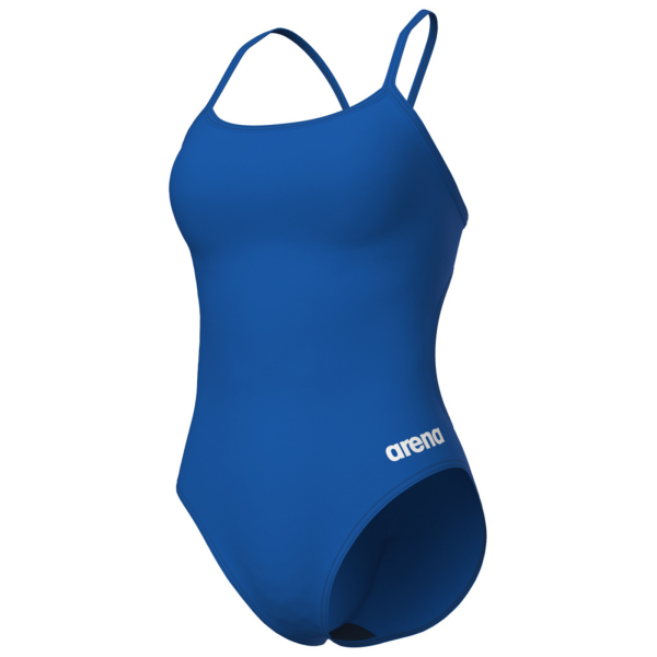 Arena W Swimsuit Lace Back Solid D 40 royal/white Damen