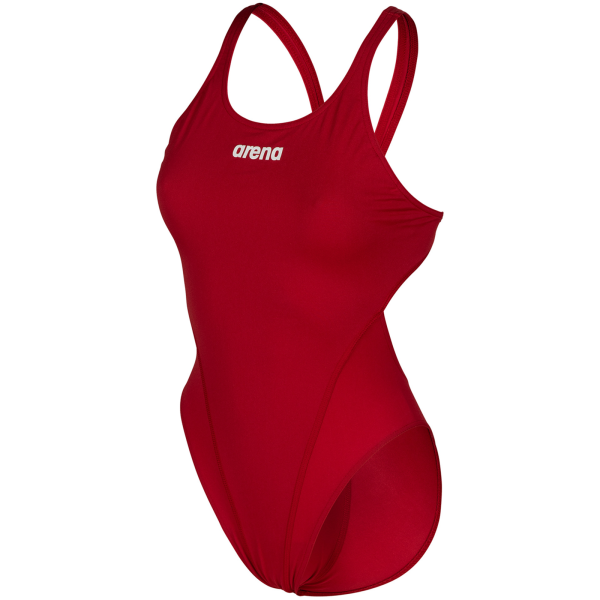 Arena W Team Swimsuit Swim Tech Solid D 36 red/white Damen