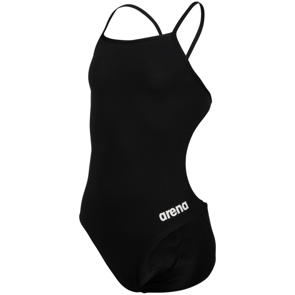 Arena G Team Swimsuit Challenge Solid 164 black/white M&auml;dchen