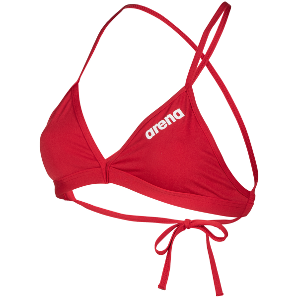 Arena W Team Swim Top Tie Back Solid D 30 red/white Damen