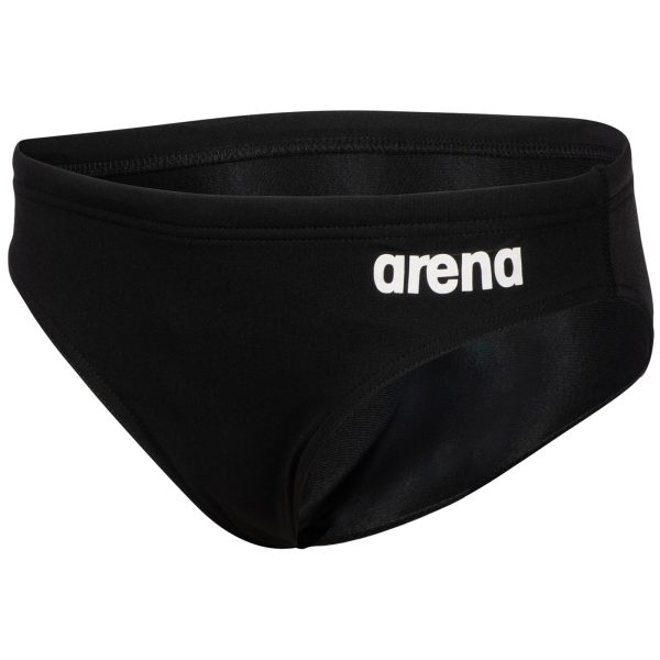 Arena B Team Swim Briefs Solid 140 black/white Jungen