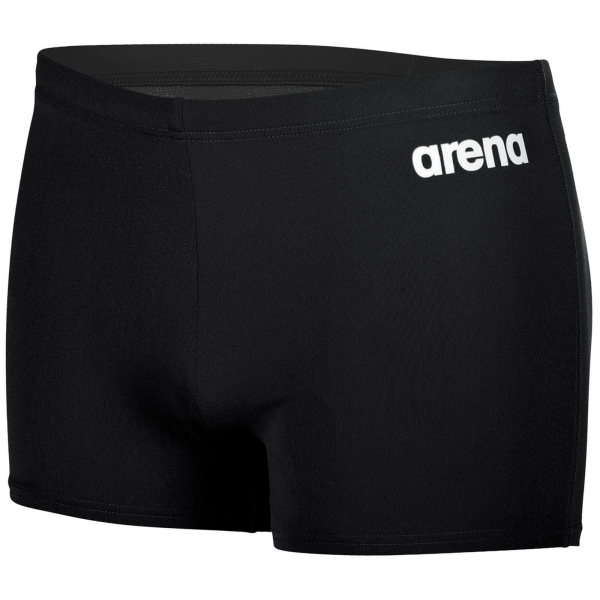 Arena M Team Swim Short Solid D 6 black/white Herren