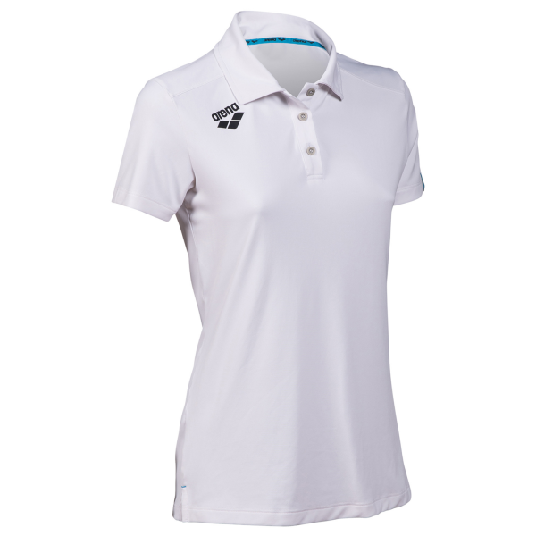 Arena W Team Poloshirt Solid L white Damen