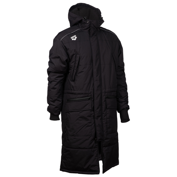 Arena Team Parka Solid L black Unisex