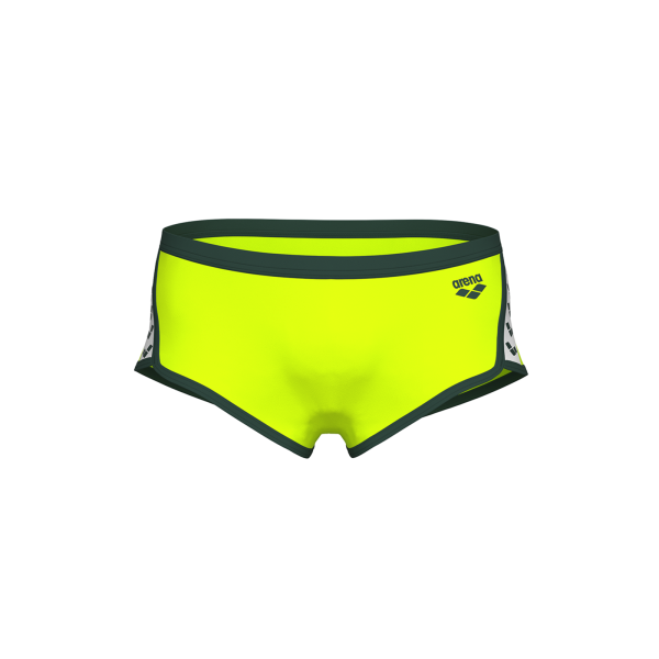 Arena M Arena Icons Swim Low Waist Short Solid D 6 artic lime/dark sage Herren
