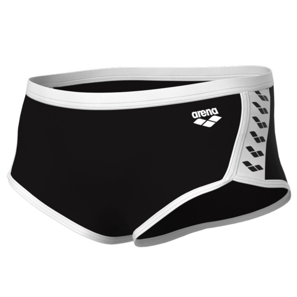 Arena M Arena Icons Swim Low Waist Short Solid D 7 black/white Herren