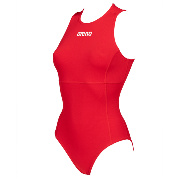 Arena W Team Swimsuit Waterpolo Solid D 42 red/white Damen