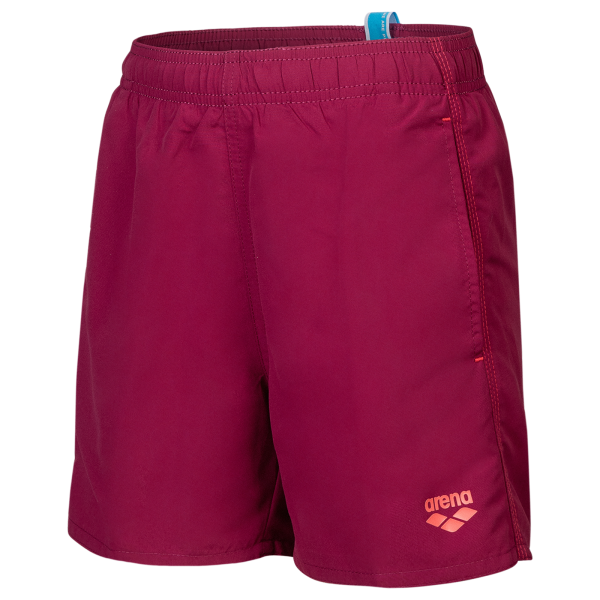 Arena B Beach Boxer Solid R 128 dark purple/calypso coral Jungen