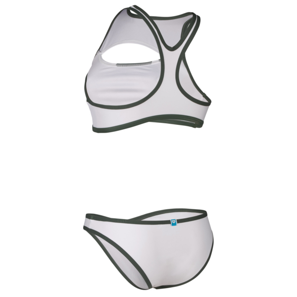Arena W Arena Logo Brassiere Bikini Racer Back L sage multi/white/sage Damen Produktbild 1