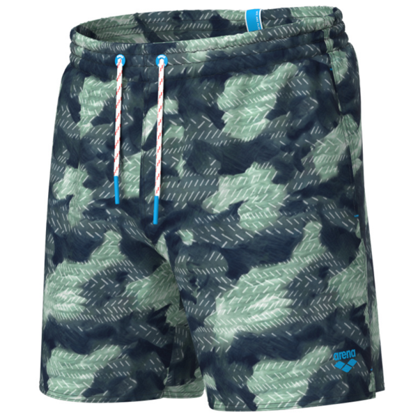 Arena M Beach Boxer Allover 3XL asphalt/multi Herren