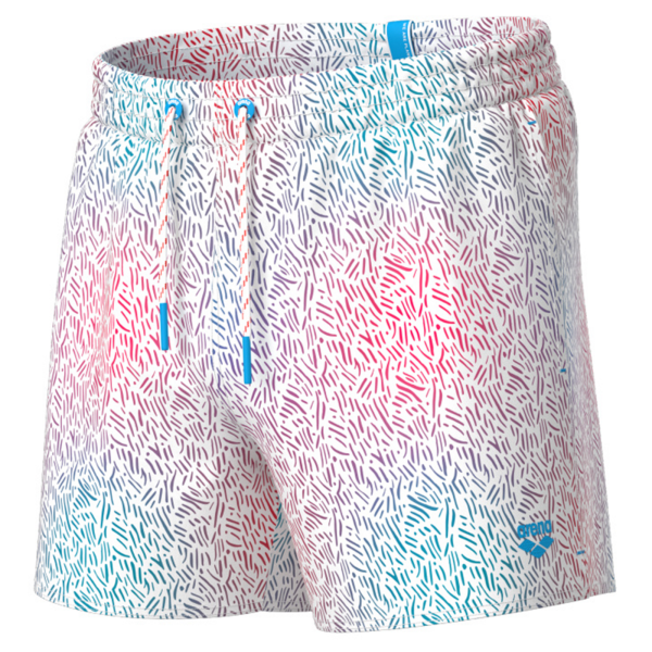 Arena M Beach Short Allover XXL white/purple blue multi Herren