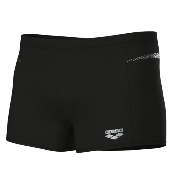 Arena M Arena Pro_File Swim Short Graphic D 4 black/silver Herren
