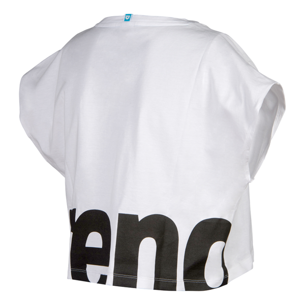Arena W Arena Logo Crop Tee XS white/black Damen Produktbild 1