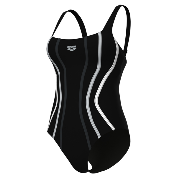 Arena W Arena Swimsuit Sofia Soft Curve Back C Cup D 44 black/black Damen