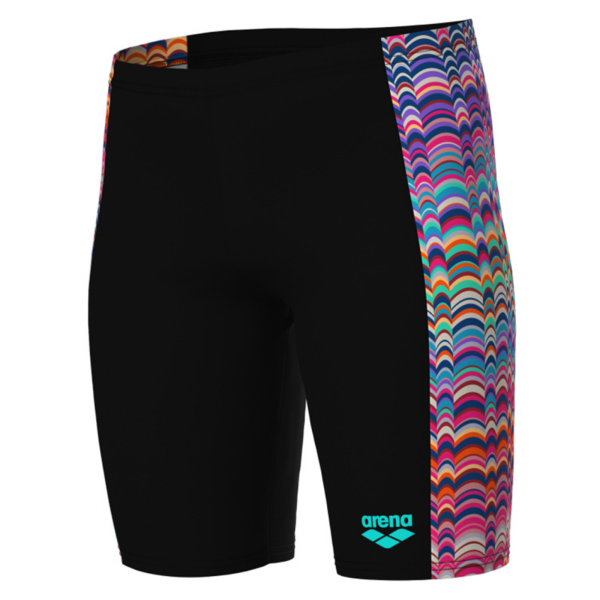 Arena B Arena Ondulation Swim Jammer 128 black/multi violet Jungen