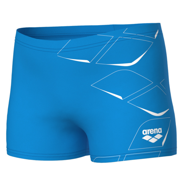 Arena B Arena Losange Graphic Swim Short 140 turquoise Jungen