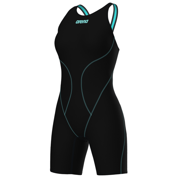 Arena W Powerskin Impulso Ob D 36 black/teal Damen
