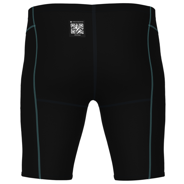 Arena M Powerskin Impulso Jammer D 3 black/teal Herren Produktbild 1
