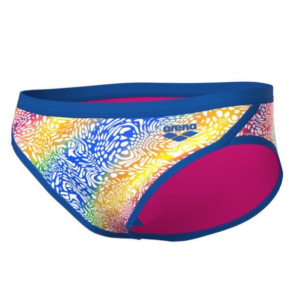 Arena M Arena Swim Briefs Printed D 5 royal/white multi Herren