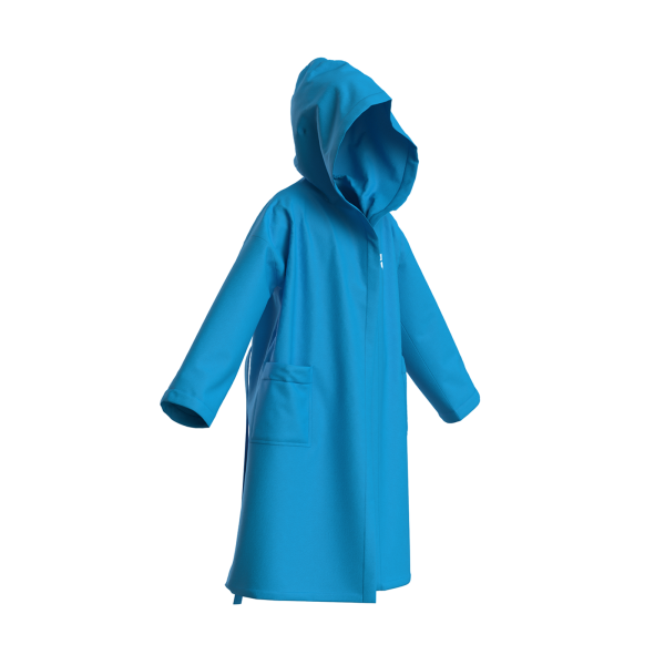 Arena Jr Arena Zeal Robe 128 turquoise/white Unisex Produktbild 1