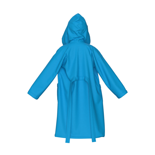 Arena Jr Arena Zeal Robe 128 turquoise/white Unisex Produktbild 2