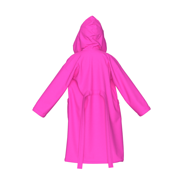 Arena Jr Arena Zeal Robe 152 shocking pink/white Unisex Produktbild 2