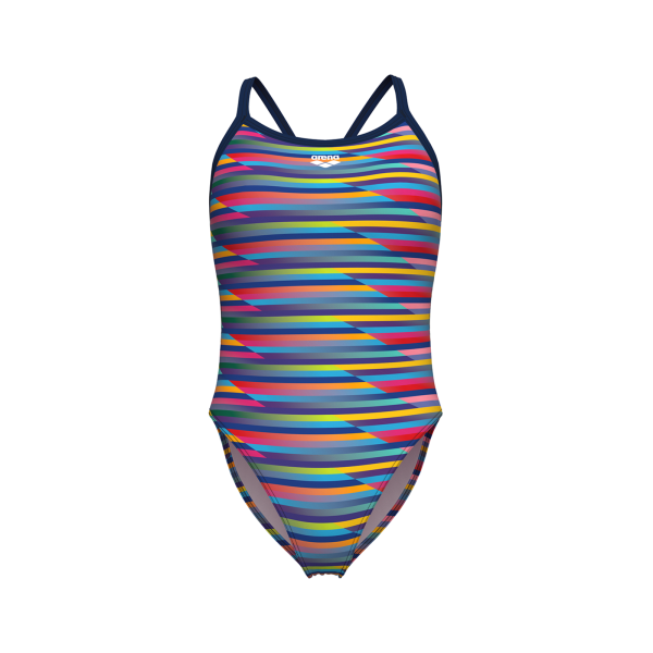 Arena W Arena Racing Stripe Swimsuit Xcriss Cross D 38 navy multi/navy Damen