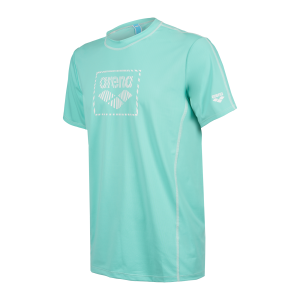 Arena M Arena S/S Swim Shirt M water Herren