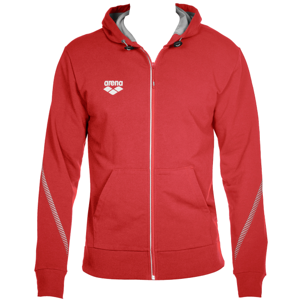Arena Tl Hooded Jacket XS red Unisex