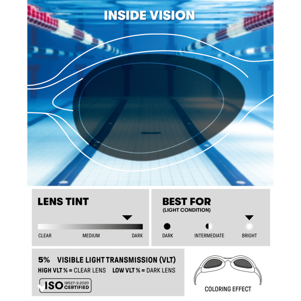 Arena Jr Spider Mirror one size r silver/grey/black Unisex Produktbild 2