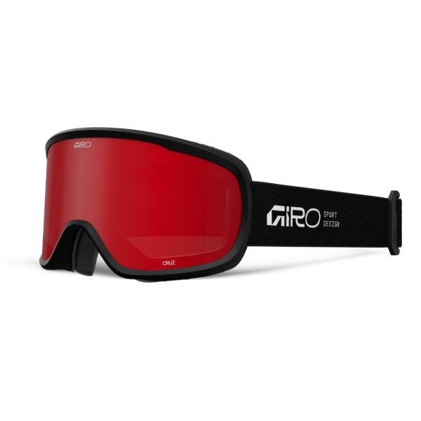 Giro Cruz Flash Goggle one size black stacked amber scarlet S2 Unisex