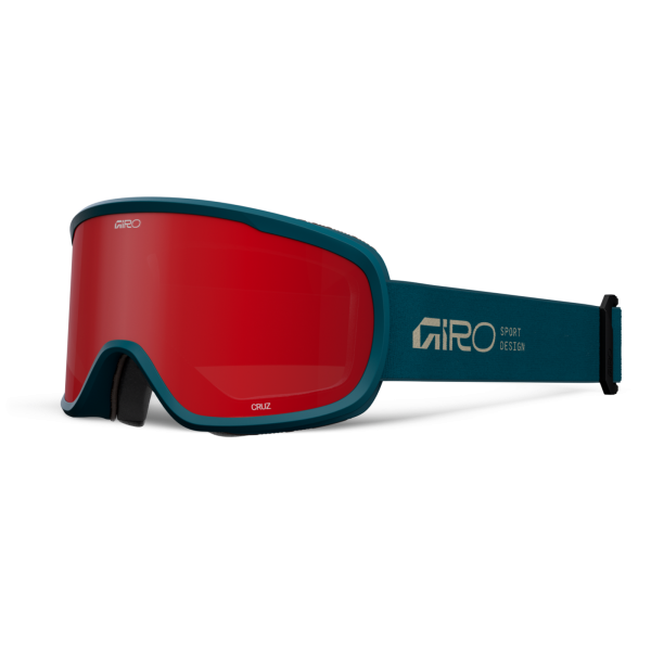 Giro Cruz Flash Goggle one size peacock stacked amber scarlet S2 Unisex