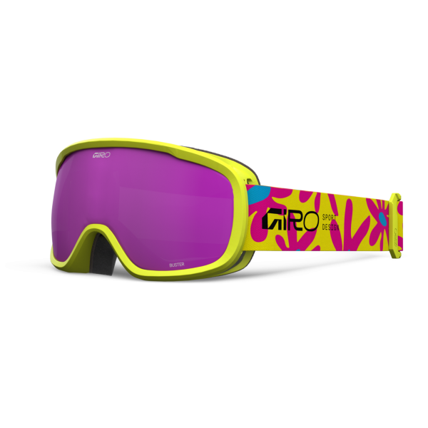Giro Buster Flash Goggle one size yellow flowers amber pink S2 Unisex
