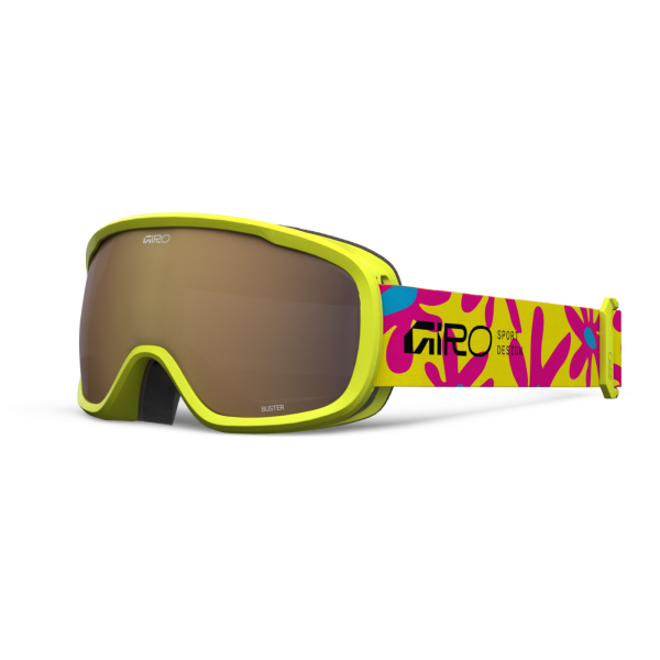 Giro Buster Basic Goggle one size yellow flowers amber rose S2 Unisex