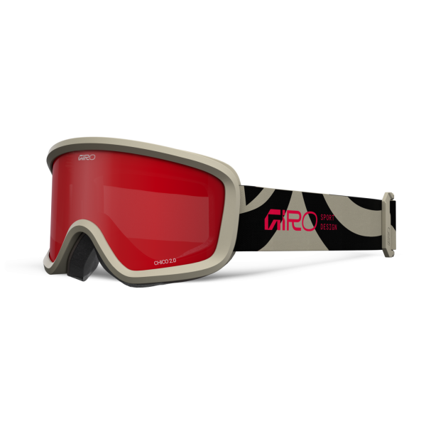 Giro Chico 2.0 Flash Goggle one size black flow amber scarlet S2 Unisex