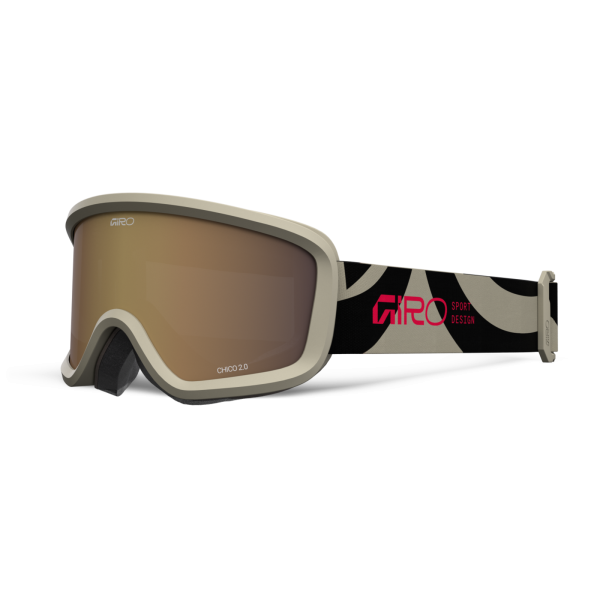 Giro Chico 2.0 Basic Goggle one size black flow amber rose S2 Unisex