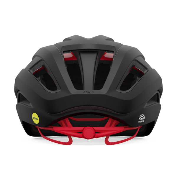 Giro Aries Spherical MIPS Helmet S 51-55 matte carbon/red Unisex Produktbild 2