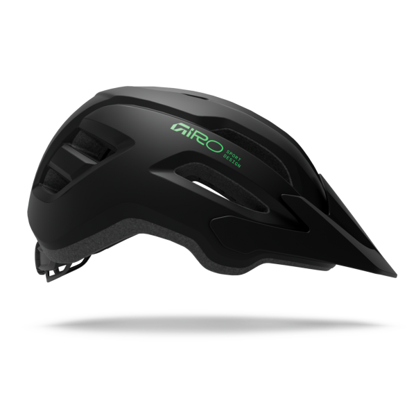 Giro Fixture II Youth MIPS UY 50-57 matte black/vivid green Unisex Produktbild 2