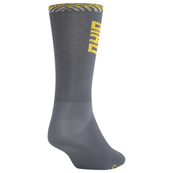 Giro Comp Racer High Rise Sock XL dark shark/spectra yellow Unisex Produktbild 1
