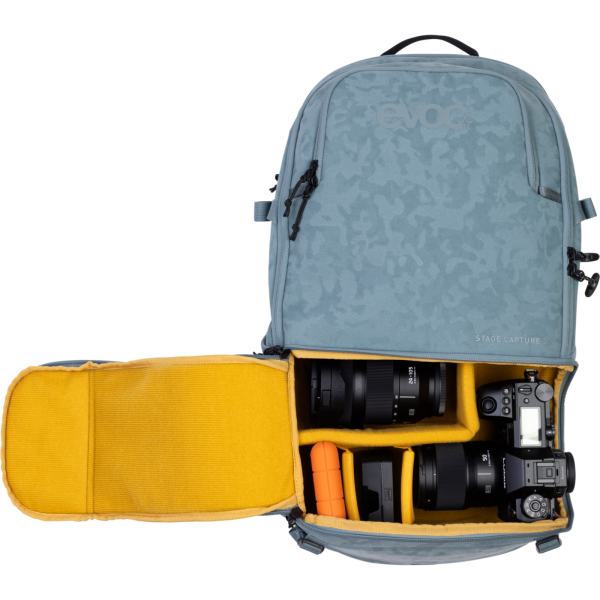 Evoc Stage Capture 22L Backpack one size steel Unisex Produktbild 2