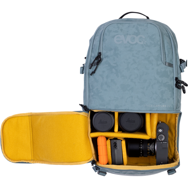 Evoc Stage Capture 16L Backpack one size steel Unisex Produktbild 2