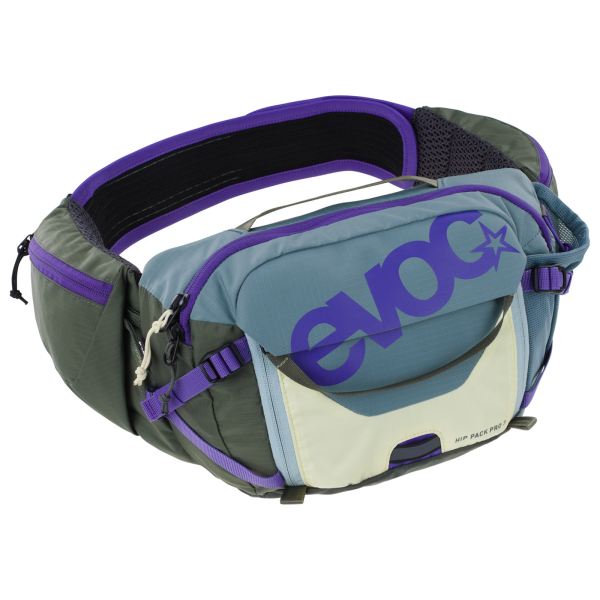 Evoc Hip Pack Pro 3L one size steel/violet/dark olive Unisex