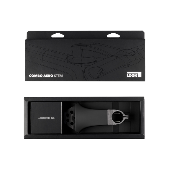 Look LOOK COMBO AERO STEM -7&deg; Blade 2 90mm black Produktbild 1