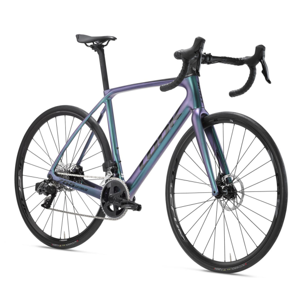 Look Bike 765 Optimum 2 Disc Brakes RIVAL ETAP 2X12 55cm / L chameleon green blue Produktbild 1