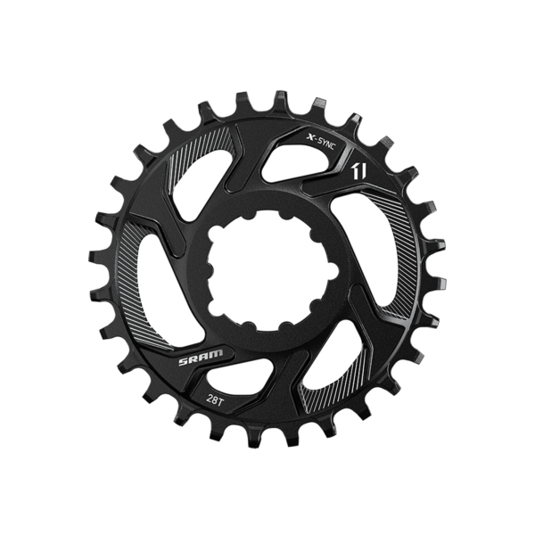 SRAM Chainring X-Sync DM 6mm Offset 11SP 28T black