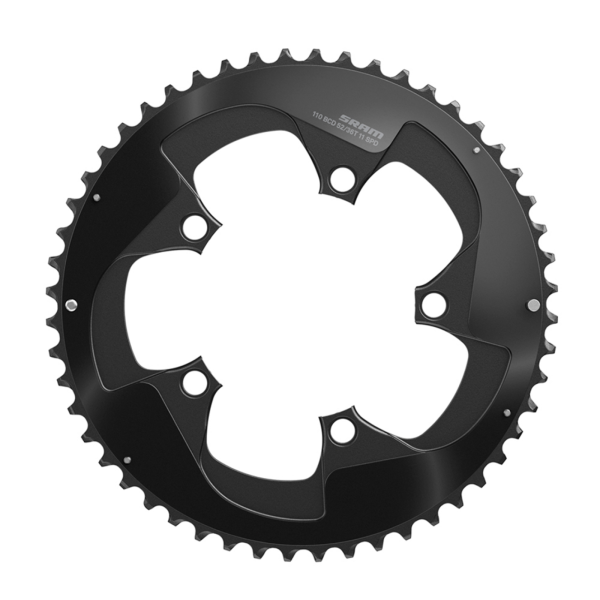 SRAM Chainring Red22/Quarq 110 BCD 2Pin (50-34) 2x11SP 110x50T black